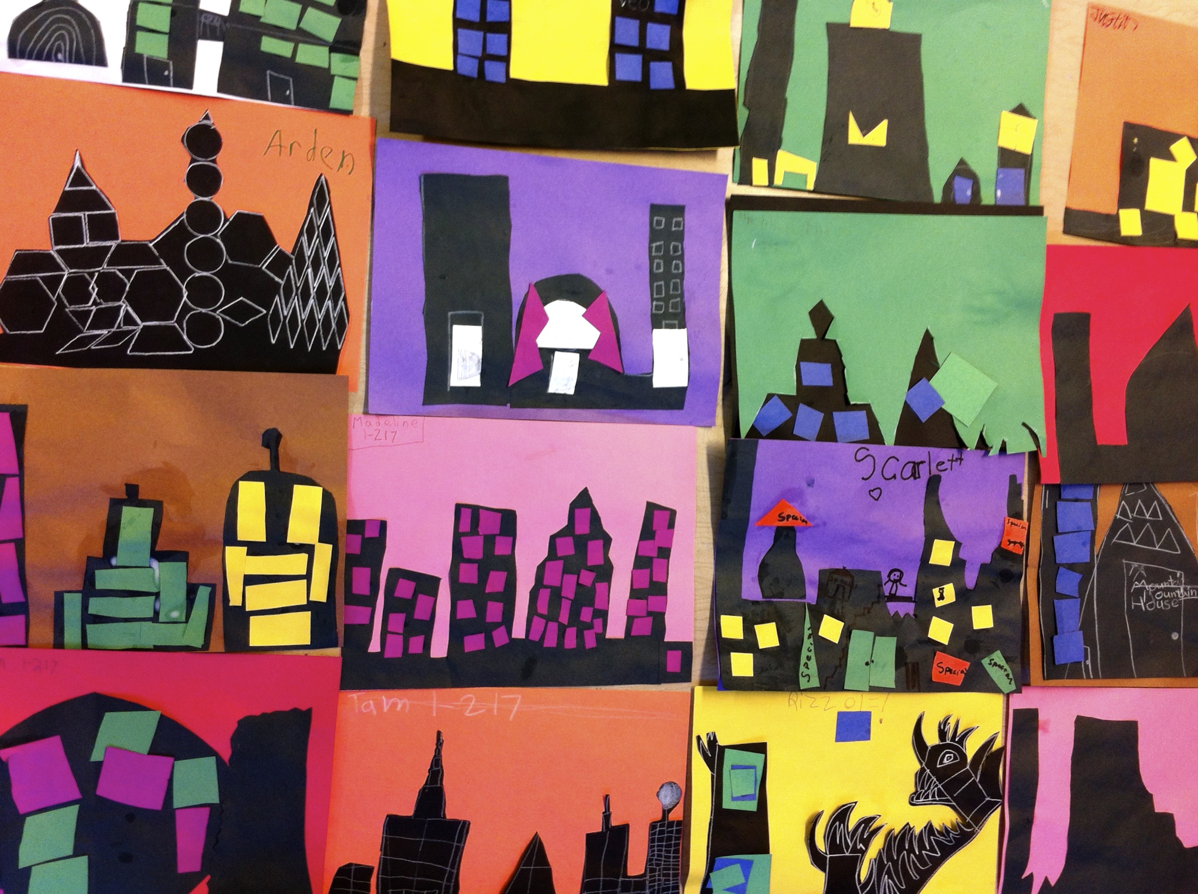 Cityscapes Collage (Grade 1)