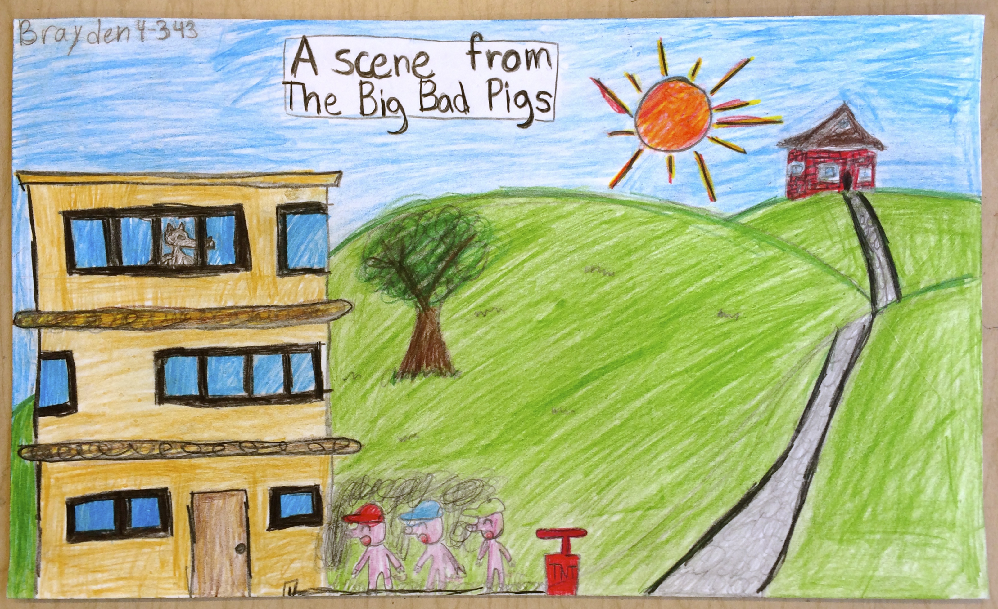 "Three Little Pigs." Fairy Tales With A Twist (Grades 3-4)